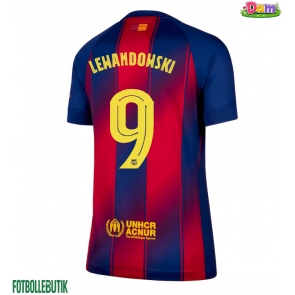 Barcelona Robert Lewandowski #9 Hemmatröja Kvinnor 2025-26 Kortärmad